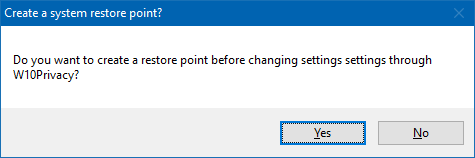 Restore option
