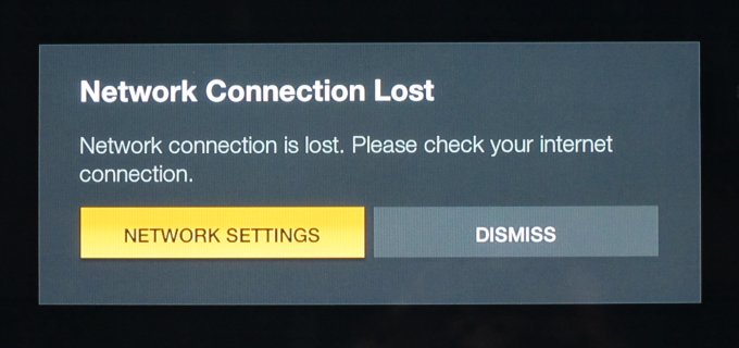 Network connection lost