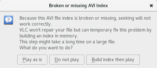 VLC error