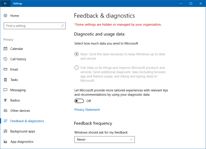 Diagnostics