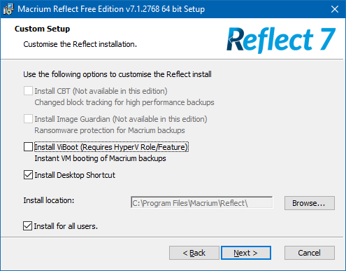 ViBoot option