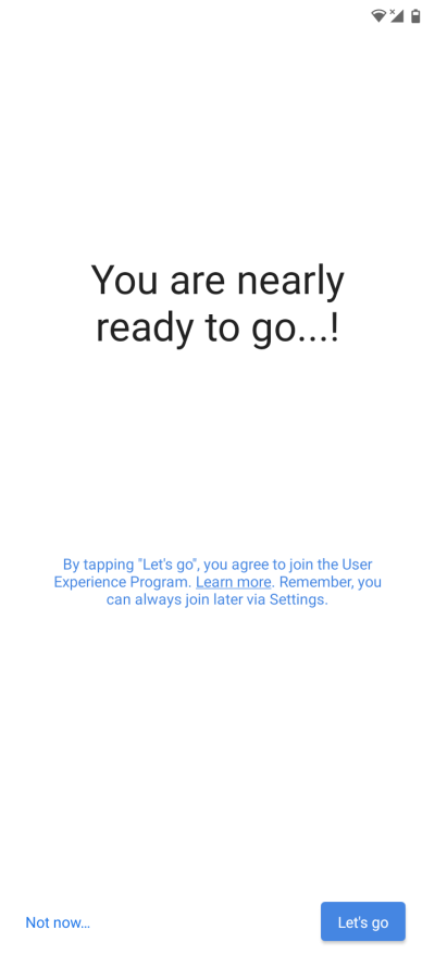 Ready