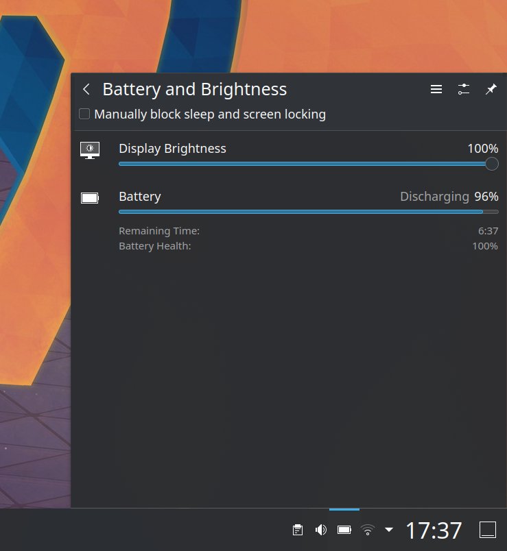 Battery life, idle