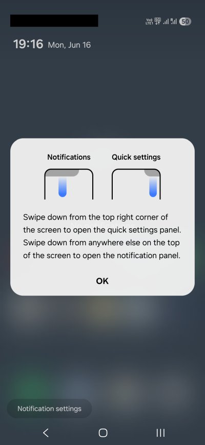 Swipe behavior