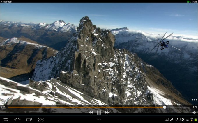 Helicopter video