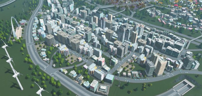 Busy neighborhood